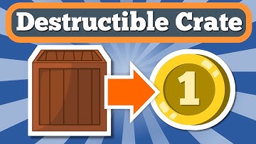 Unity Tutorial How To Make Animated Destructible Crate Or Box With Collectible Coin Inside
