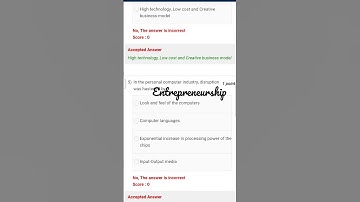 Entrepreneurship week 4 assignment solution|NPTEL|IIT Madras #shorts #nptel #swayam #solution #iit