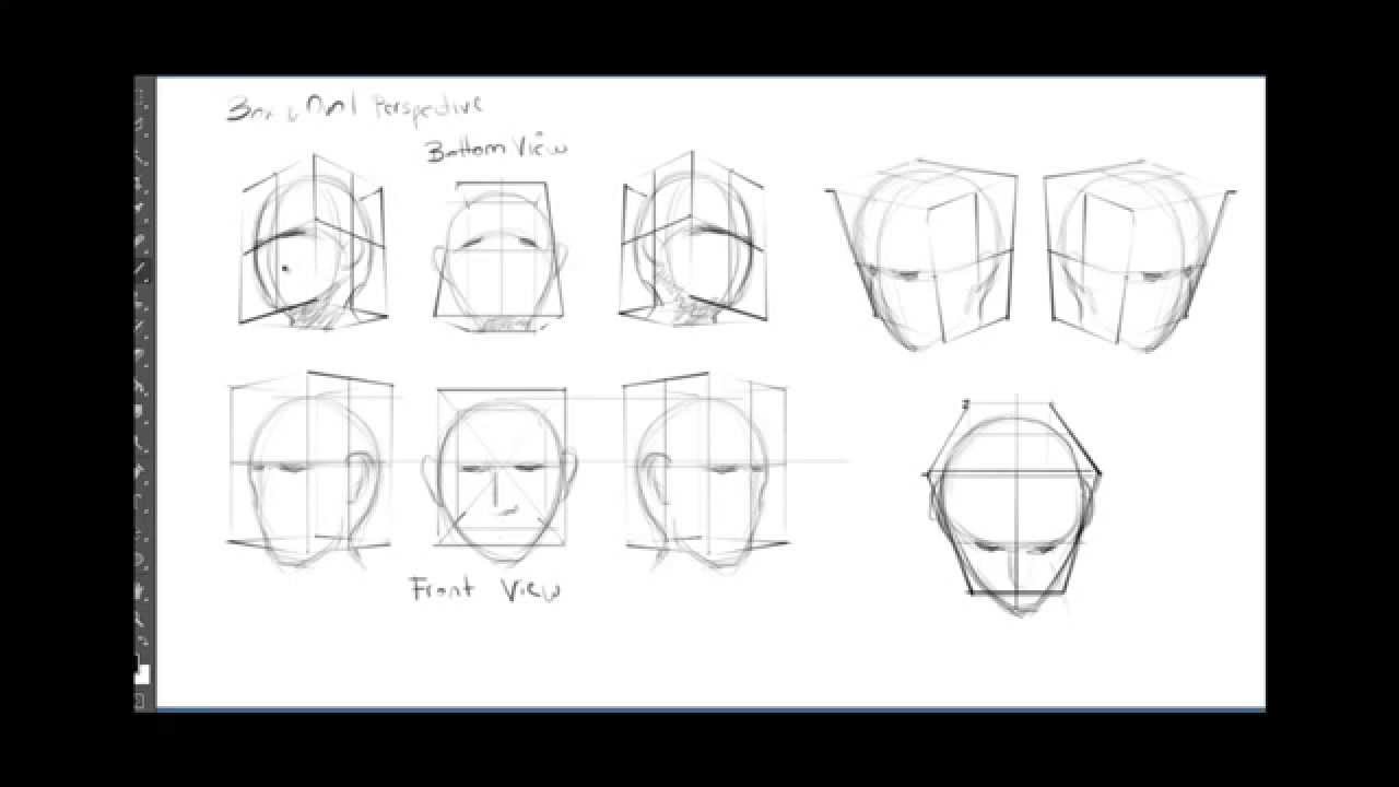 box oval perspective head - YouTube