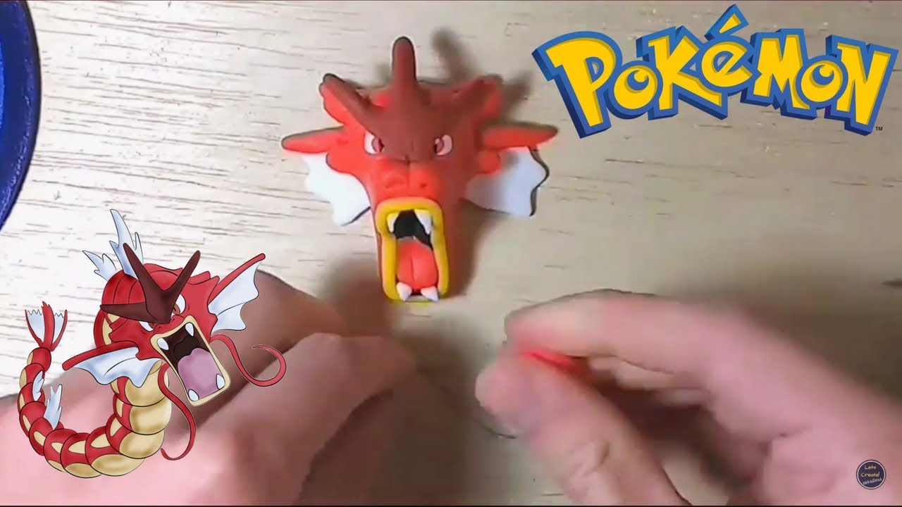 Como Hacer A Gyarados Pokemon En Plastilina Paso A Paso Facil