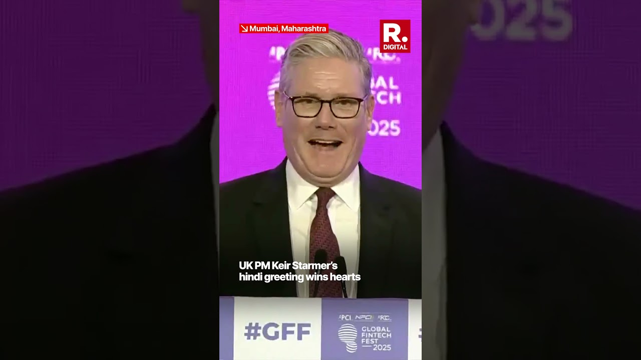 UK PM Keir Starmer Opens His Speech in Hindi at Global Fintech Fest, Mumbai