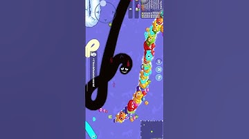 Worms Zone io!🐍🐍Worm Hunt Battle Arena  Magic  gameplay  #shortsfeed #shorts #wormhunt #snakevideo