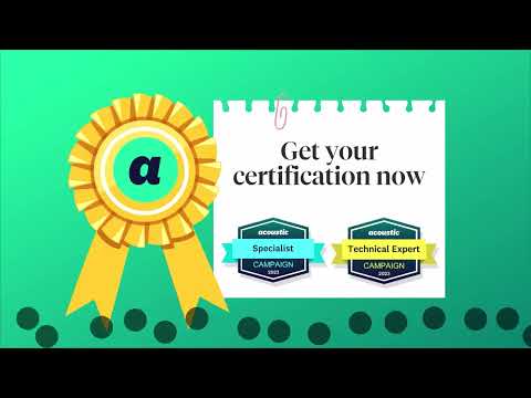 Campaign Certification in Acoustic Academy - video from Silverpop