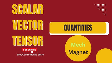 Scalar, Vector & Tensor Quantities | Easy Physics & Engineering Explanation