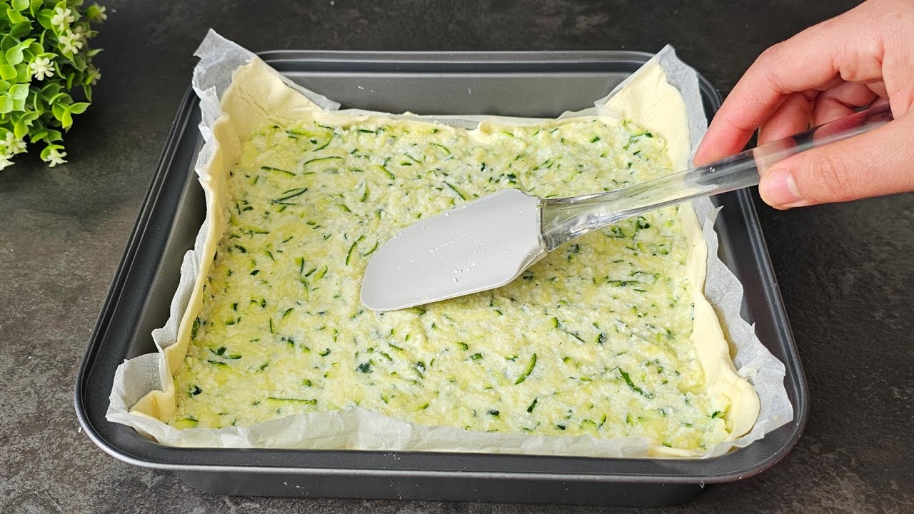 Если у вас есть цуккини и слоёное тесто, вы обязательно должны приготовить этот рецепт!