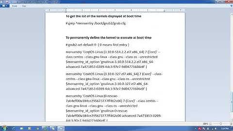 Red Had 7 How to get started with GRUB2 Part#02   YouTube