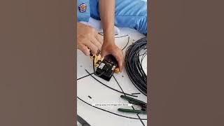 Penyambungan kabel FO|Tugas praktek WAN