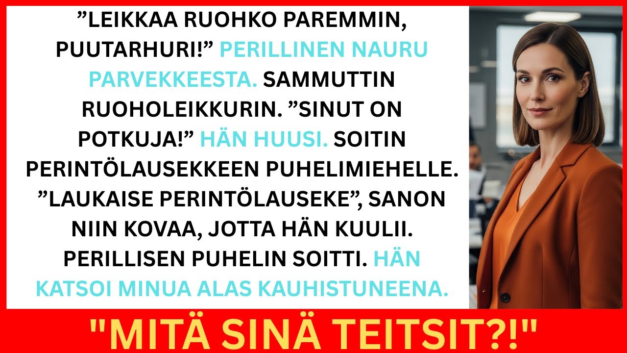 Perillinen erotti minut, joten käynnistin perintölausekkeen | Yritysten kosto