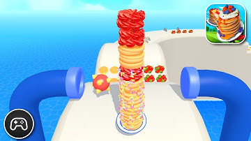 Pancake Run - Gameplay Walkthrough Part 42 - Puzzle Game Levels 309-311 (iOS, Android)