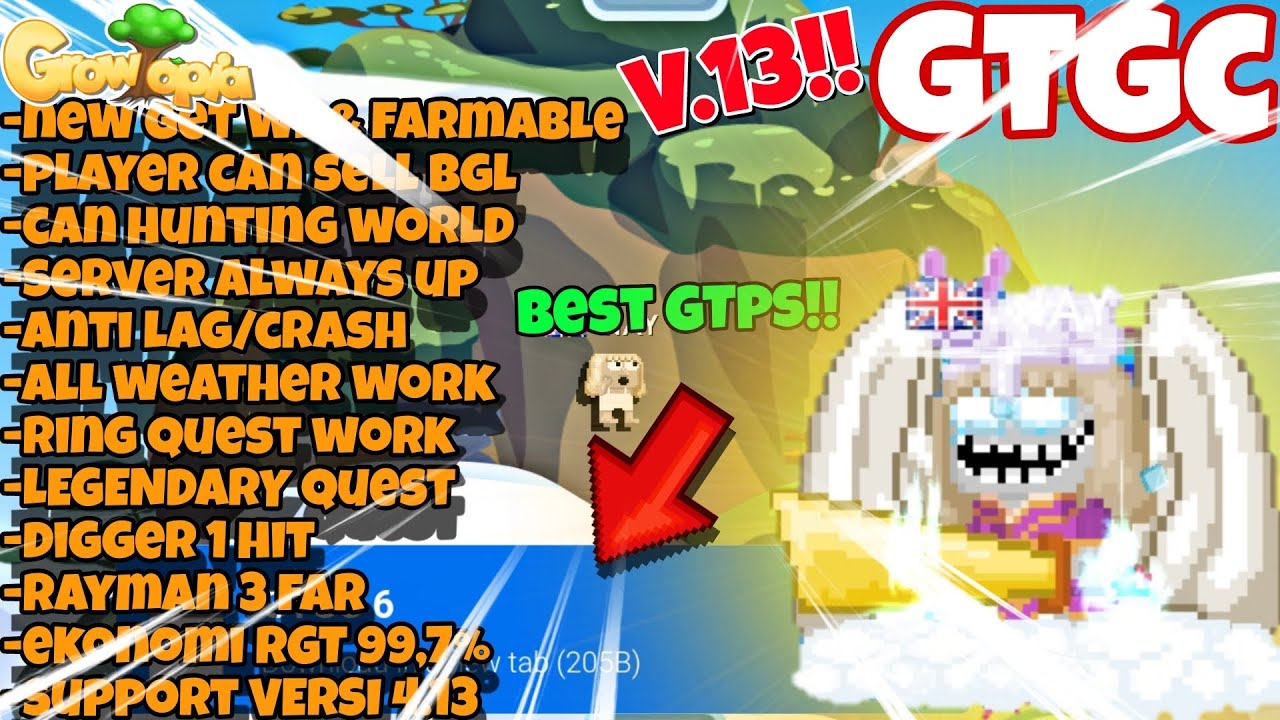 DI SERVER INI BISA SEMUA!,BFG,CSN,DLL..!,SERVER MASIH BARU! GROWTOPIA