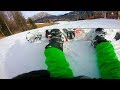 skateboarder tries snowboarding for the first time in ITALY| Cortina d'Ampezzo