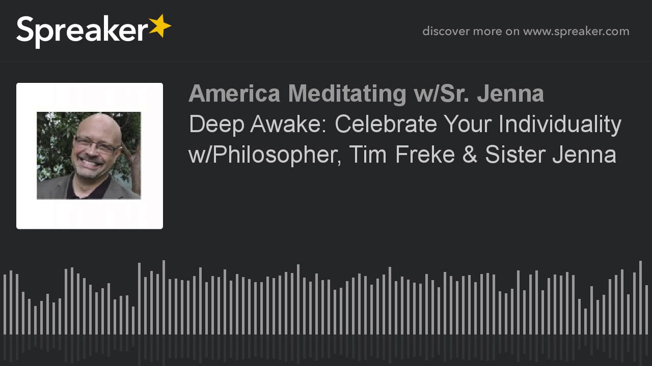 newspaper mockup Deep Awake: Celebrate Your Individuality w/Philosopher, Tim Freke & Sister Jenna