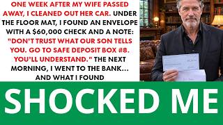 A Week After My Wife Died, I Found A Hidden Envelope In Her Car — The Note Inside Shocked Me…