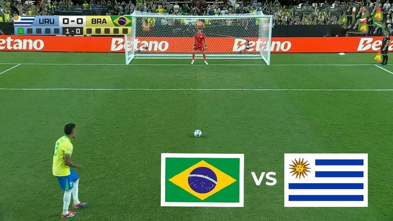 🔴 Penalty Brazil vs Uruguay | Khoảnh khắc định đoạt vinh quang