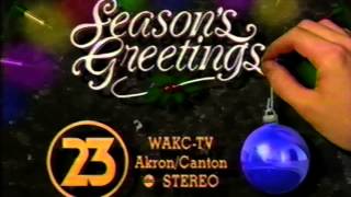 TV 23 WAKC SEASONS GREATINGS-'93