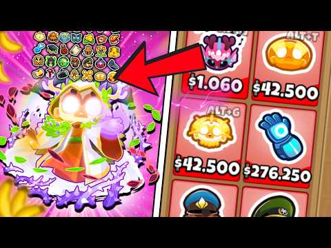 I bought ALL the buffs from BTD 6 and put them on the NEW DRUID PARAGON with 100 EXCELLENCE! 🤑 💀