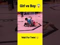 Girl vs Boy Grappling 💥