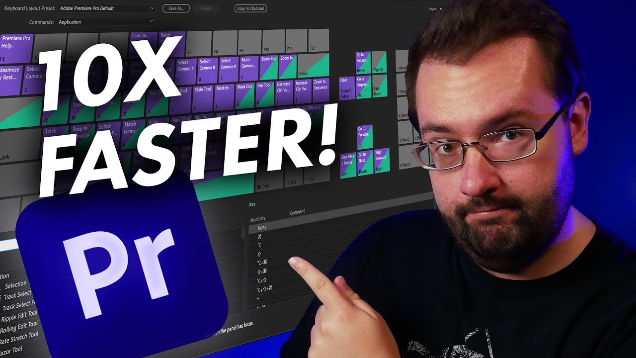 10 Premiere Pro Shortcuts To Edit 10x Faster! - YouTube