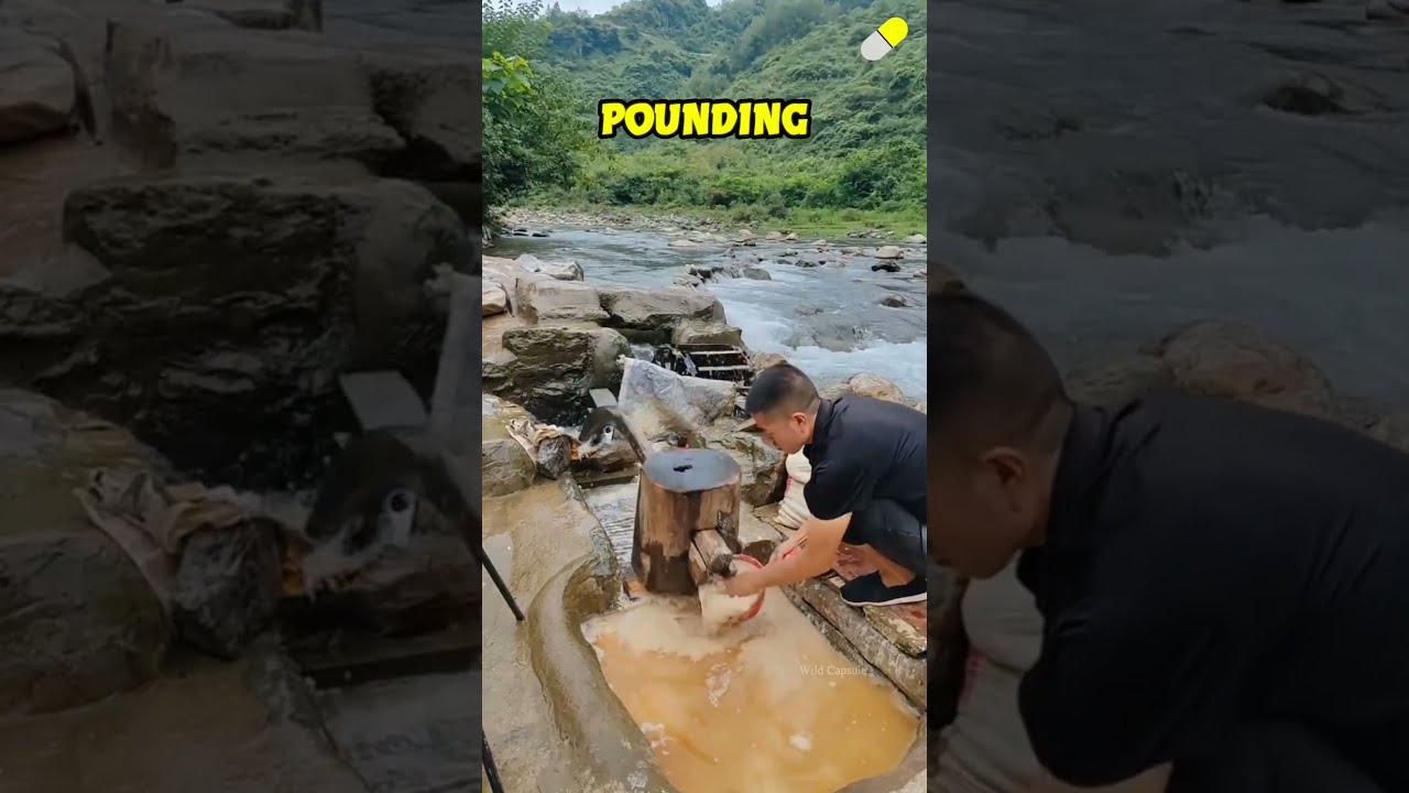 This Water Wheel Turns Wood Into Incense No Electricity Needed 