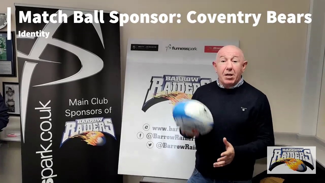 Post Match Presentation: Coventry Bears Match Ball Sponsor