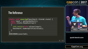 CppCon 2017: Fred Tingaud “quick-bench.com”