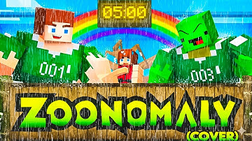 JJ and Mikey become GIANTS in SQUID GAME | Zoonomaly Theme Song (COVER)