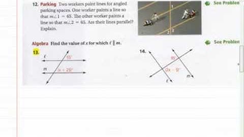 Common Core Geometry 3-3 proving lines parallel, mr.park
