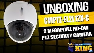Unboxing: 2 Megapixel HD-CVI PTZ Security Camera W/ 12X Optical Zoom Lens - CVIPTZ-EL2L12X-C screenshot 5