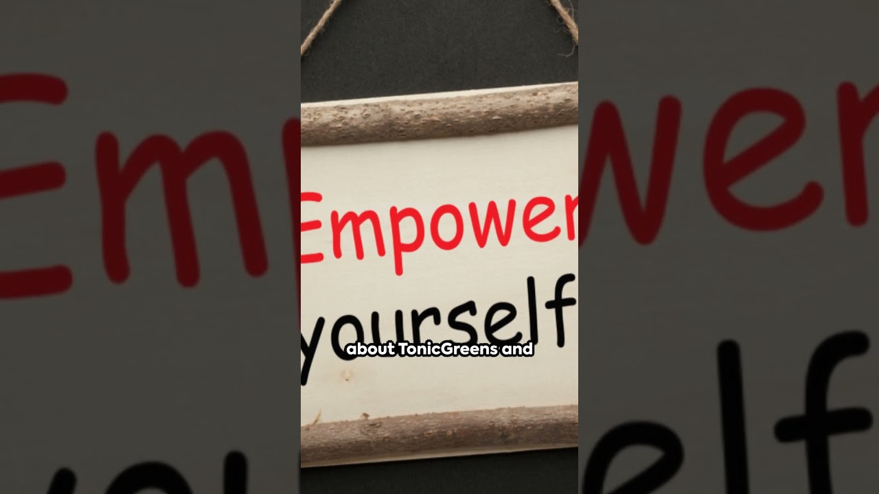 Unleash Your Inner Powerhouse TonicGreens is a potent blend of 57 natural ingredients derived from e
