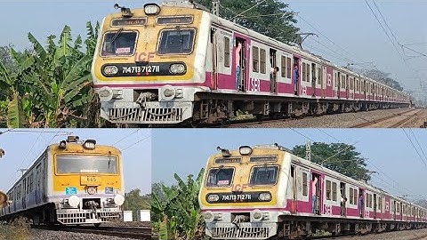 Beautiful MEMU - EMU Trains || Back to back Colorful Trains of INDIAN RAILWAYS