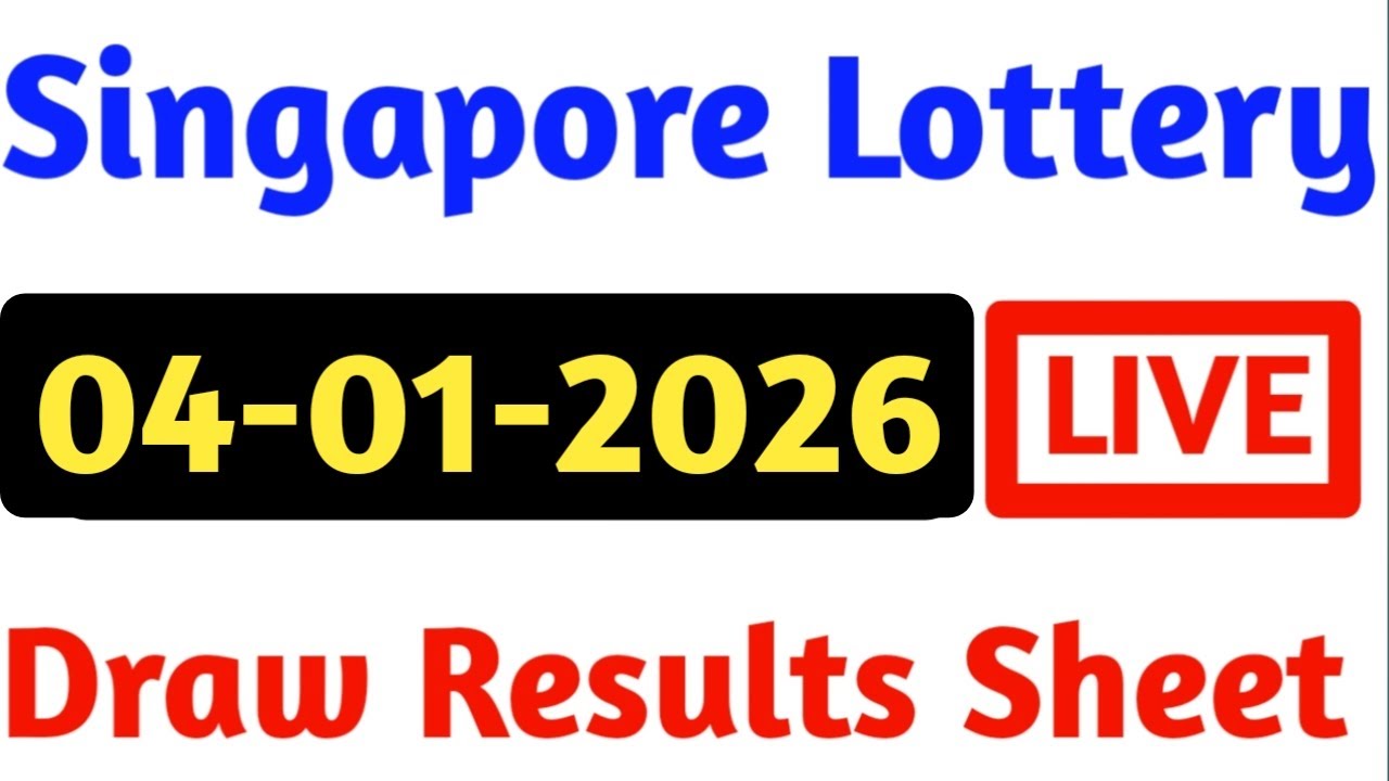 04-01-2026 Today 4D Results Singapore | 4d Result | Today 4d Result Live -  YouTube