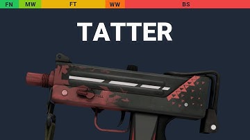 MAC-10 Tatter - Skin Float And Wear Preview