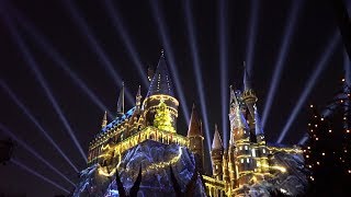 The Magic of Christmas at Hogwarts Full Holiday Castle Projection Show