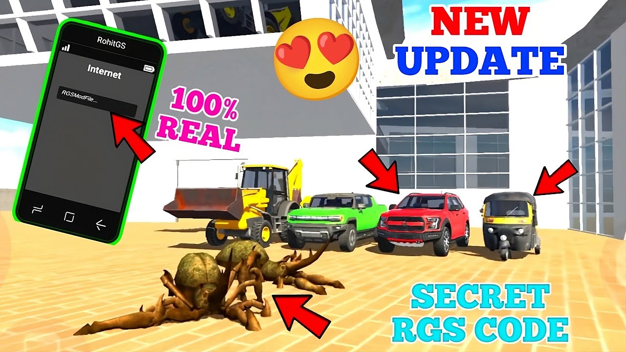 Finally New Update    Indian Bikes Driving 3D New Update  Rickshaw Cheat Code Harsh in Game