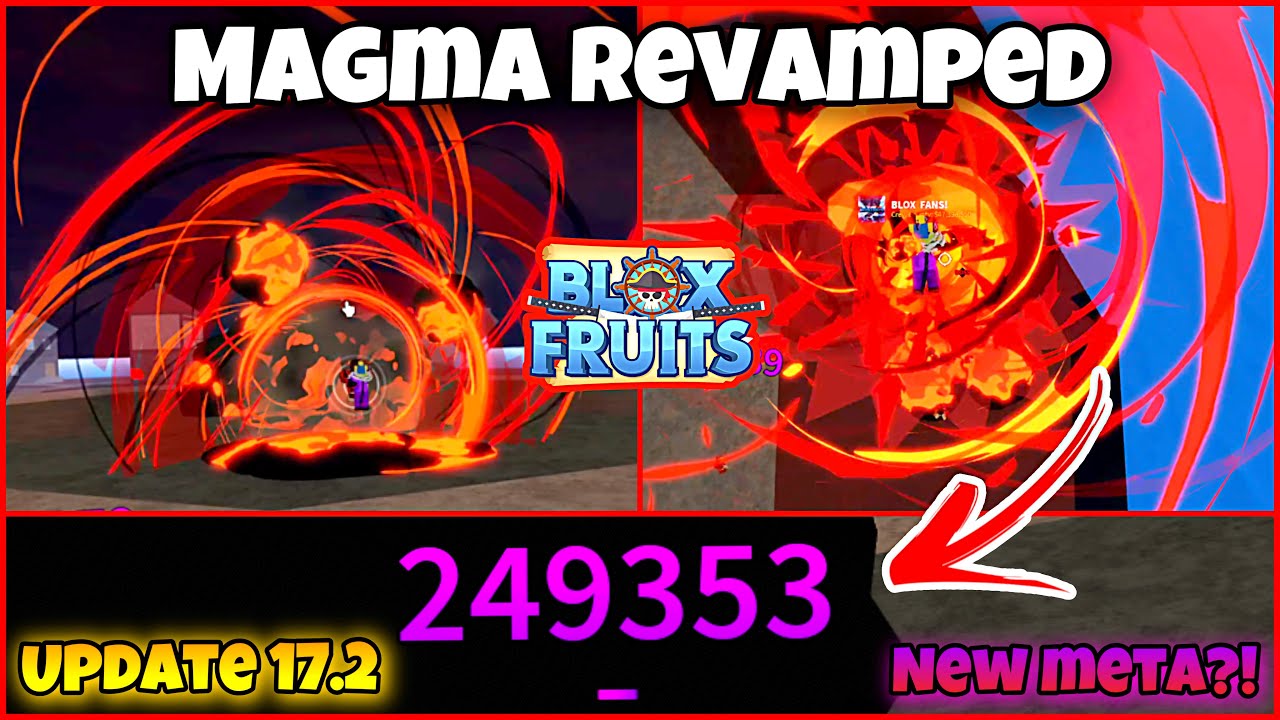 Magma Revamped Is OVERPOWERED  Blox Fruits Update 17.2 
