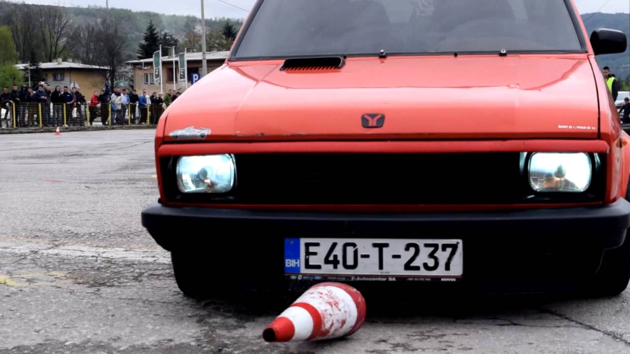 Auto rally Ilijas 2016 poligon\ test spretnosti YouTube