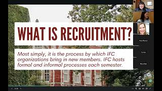 IFC Formal Recruitment 2023 Parent and Family Webinar