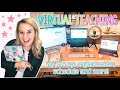 Virtual Teaching - My Set Up, Organization, Schedule and more!