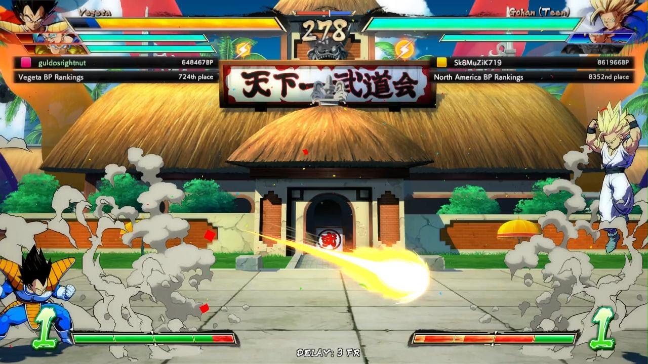 Nasty base vegeta loops round start - YouTube