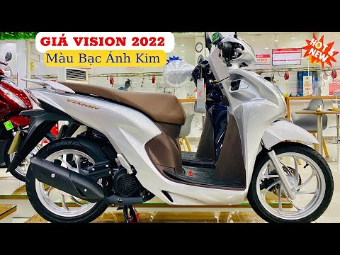 Video Giá Honda VISION Màu Bạc Ánh Kim Mới Toanh & Trả Góp... - youtube