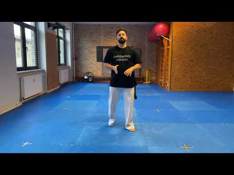 CORONA LOCKDOWN TRAINING CAPOEIRA TUTORIAL German  MARTELO DE CHAO  (Deutsch)