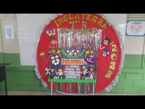 Tutorial Cómo hacer un Aro/Arco de Entrada para Olimpiadas deportivas escolares paso a paso