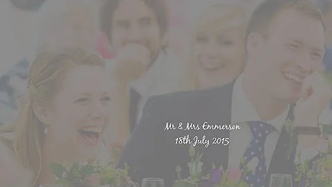 Mr And Mrs Emmerson - 18th July 2015