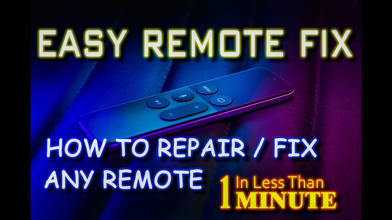 How to Fix Remote in 1 Minute #lifehacks - YouTube