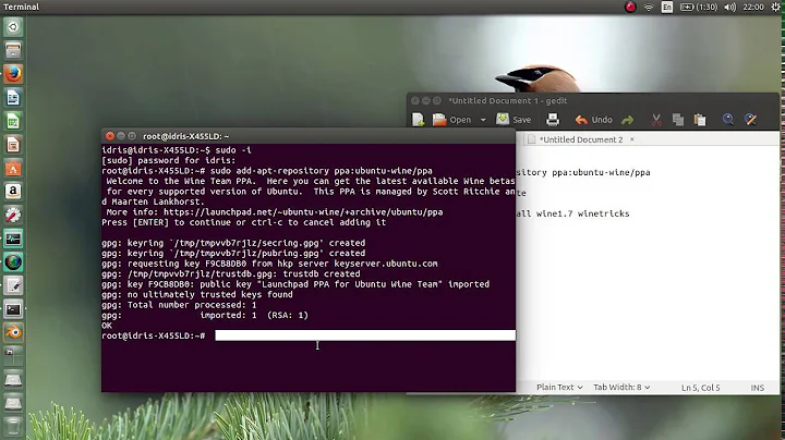 How to install wine on ubuntu 14.04 LTS, 14.10, 15.04.