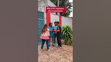 RRB NTPC Exam Review After Paper At Centre || Life of a Railway Aspirant #shorts #rrbntpc #rrb