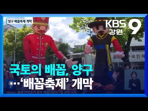 국토의 배꼽, 양구…‘배꼽축제’ 개막 / KBS  2022.09.02.