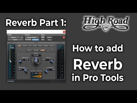 Como adicionar Reverb no Pro Tools (First)