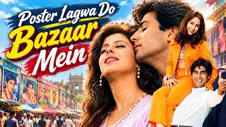 Poster Lagwa Do Bazaar Mein | Lalit Sen, Shweta Shetty | Akshay Kumar, Urmila  | Aflatoon (1997)