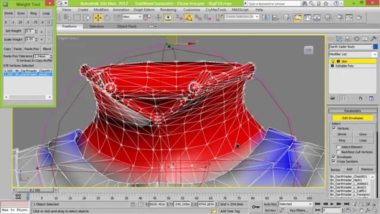 Star Wars Rigging - 3DS MAX (Using Clone Trooper Rig) - YouTube